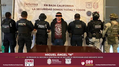 DETIENEN EN TIJUANA HOMBRE BUSCADO POR HOMICIDIO CALIFICADO