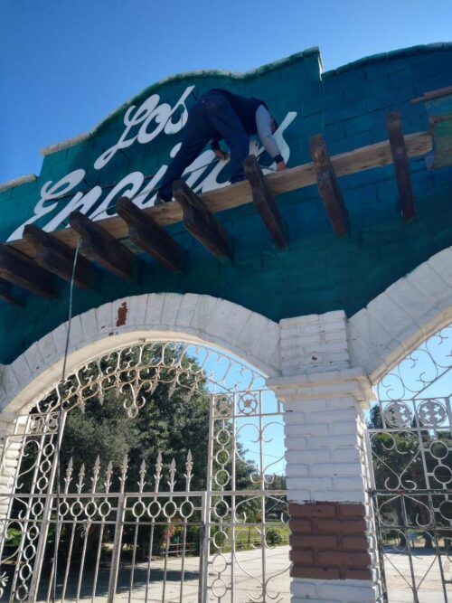 GOBIERNO DE TECATE REALIZA TRABAJOS DE MEJORA EN EL PARQUES MUNICIPALES
