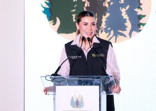 REFUERZA GOBERNADORA MARINA DEL PILAR COMBATE A INCENDIOS FORESTALES CON MÁS BRIGADAS Y HELICÓPTERO ESPECIALIZADO
