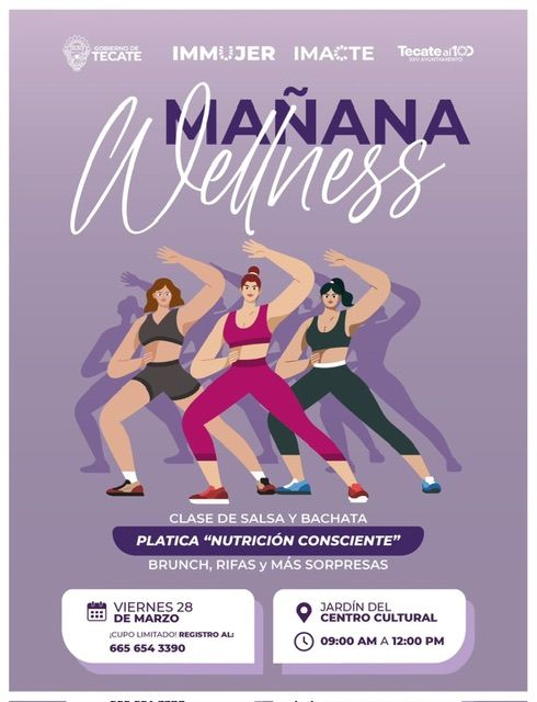 INVITA IMMUJER A “MAÑANA WELLNESS” ESTE VIERNES 28 DE MARZO