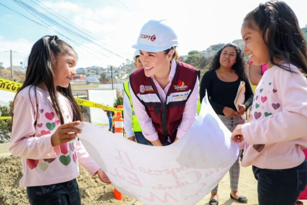 SUPERVISA GOBERNADORA MARINA DEL PILAR AVANCE DE OBRA PARA LLEVAR AGUA POTABLE EN COLONIA EL MONTE