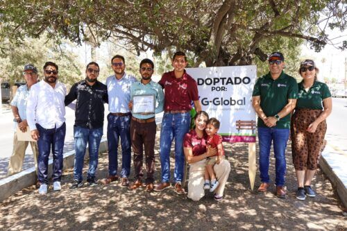 G-GLOBAL ADOPTA CAMELLÓN EN TECATE Y SE SUMA AL RESCATE DE ESPACIOS PÚBLICOS