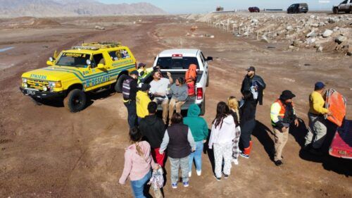 LOCALIZAN A PERSONAS EXTRAVIADAS EN LA LAGUNA SALADA