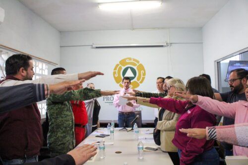 INSTALA ROMÁN COTA EL CONSEJO MUNICIPAL DE PROTECCIÓN CIVIL DE TECATE