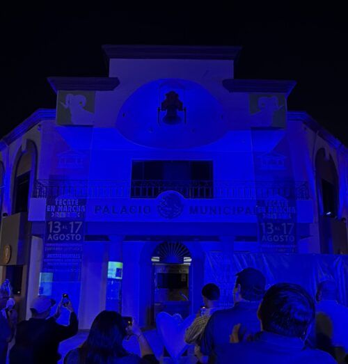 TECATE SE ILUMINA DE AZUL EN CONMEMORACIÓN DEL DÍA MUNDIAL CONTRA LA TRATA DE PERSONAS