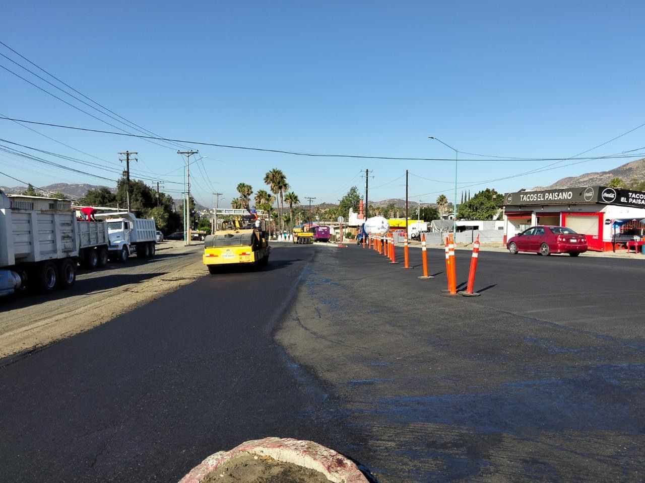 CONTINÚA EL REENCARPETADO DE LA AVENIDA HIDALGO CON MÁS DE 14 MIL M² INTERVENIDOS