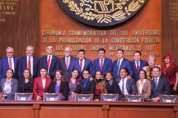 ASISTE GOBERNADORA MARINA DEL PILAR A LA CONMEMORACIÓN DEL 108 ANIVERSARIO DE LA CONSTITUCIÓN  EN HISTÓRICA UNIDAD NACIONAL
