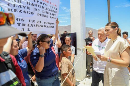 REALIZAN ANDRÉS MANUEL LÓPEZ OBRADOR Y MARINA DEL PILAR HISTÓRICA VISITA