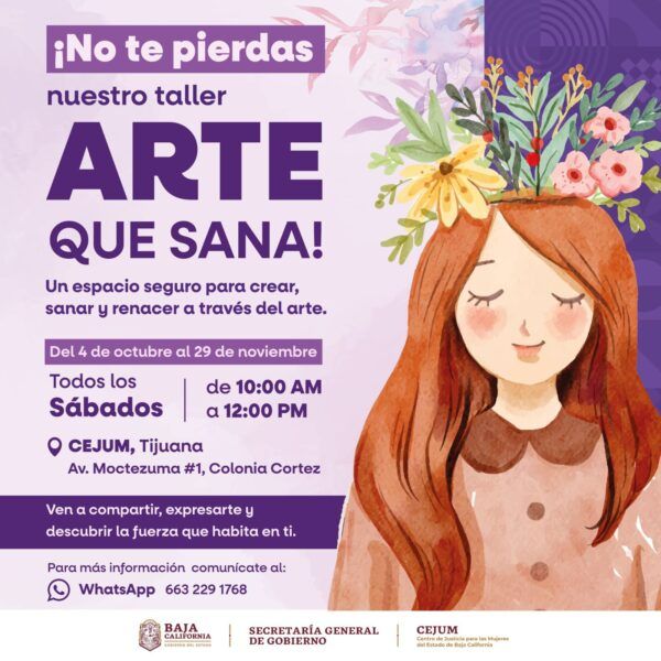 INVITA CEJUM AL TALLER “ARTE QUE SANA”