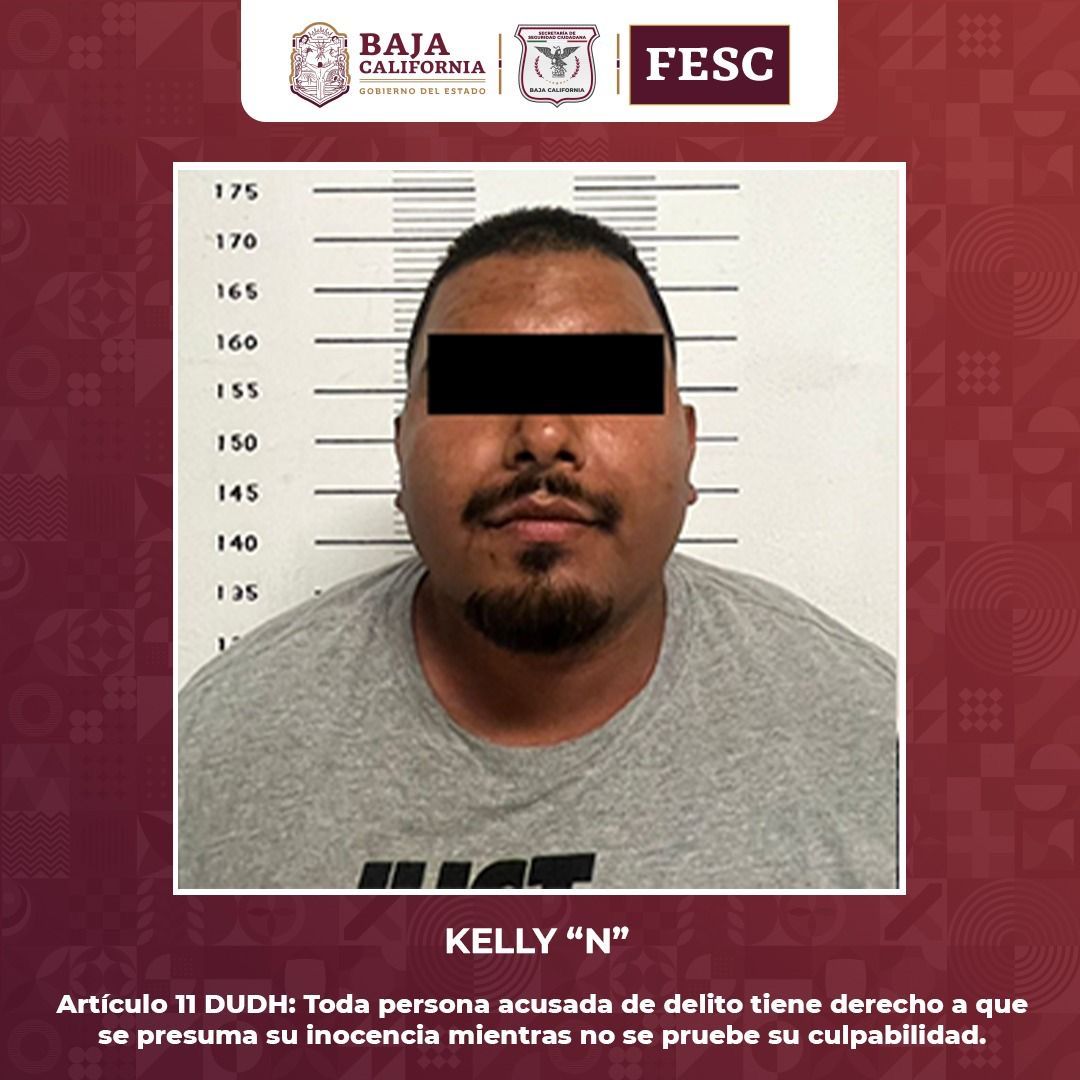 CAPTURA ENLACE INTERNACIONAL A FUGITIVO ESTADOUNIDENSE EN TIJUANA