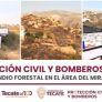 INCENDIO FORESTAL CONSUME ALREDEDOR DE TRES HECTÁREAS EN LA ZONA DE EL MIRADOR, TECATE