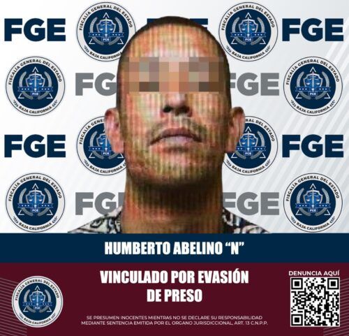 DETIENEN A REO QUE SE ESCAPÓ DEL HOSPITAL GENERAL EN TECATE