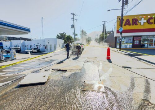 20 COLONIAS DE TECATE SIN AGUA POTABLE POR FUGA EN REPARACIÓN