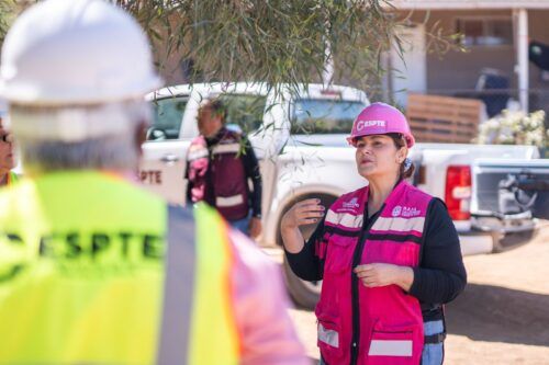 CESPTE Y CCS REALIZAN RECORRIDO DE SUPERVISIÓN DE OBRA DE ALCANTARILLADO SANITARIO ETAPA II EN COL. LA ILUSIÓN
