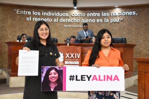 CONGRESO APRUEBA “LEY ALINA” PARA EL ESTADO DE BAJA CALIFORNIA