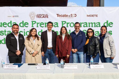 GOBIERNO DE TECATE ANUNCIA INSTALACIÓN DE PANELES SOLARES EN ESPACIOS COMUNITARIOS
