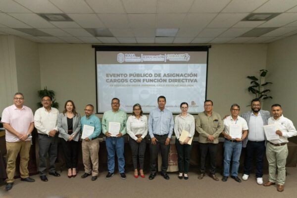REALIZA COBACH BC ASIGNACIÓN DE PLAZAS DOCENTES Y CARGOS DIRECTIVOS
