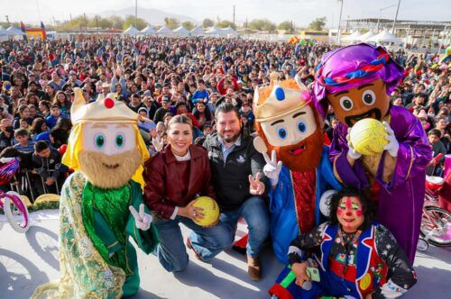 FOMENTA GOBERNADORA MARINA DEL PILAR UNIDAD DE FAMILIAS Y COMUNIDADES AL COMPARTIR LA TRADICIONAL ROSCA DE REYES