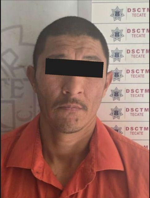 TECATE : DETIENEN A RESPONSABLE DE CRISTALAZO EN PLAZA ENCINOS