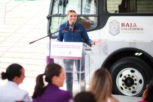 FORTALECE GOBIERNO DE MARINA DEL PILAR LA MOVILIDAD PARA MUJERES EN ENSENADA; ANUNCIAN AMPLIACIÓN DE RUTA VIOLETA HASTA MANEADERO