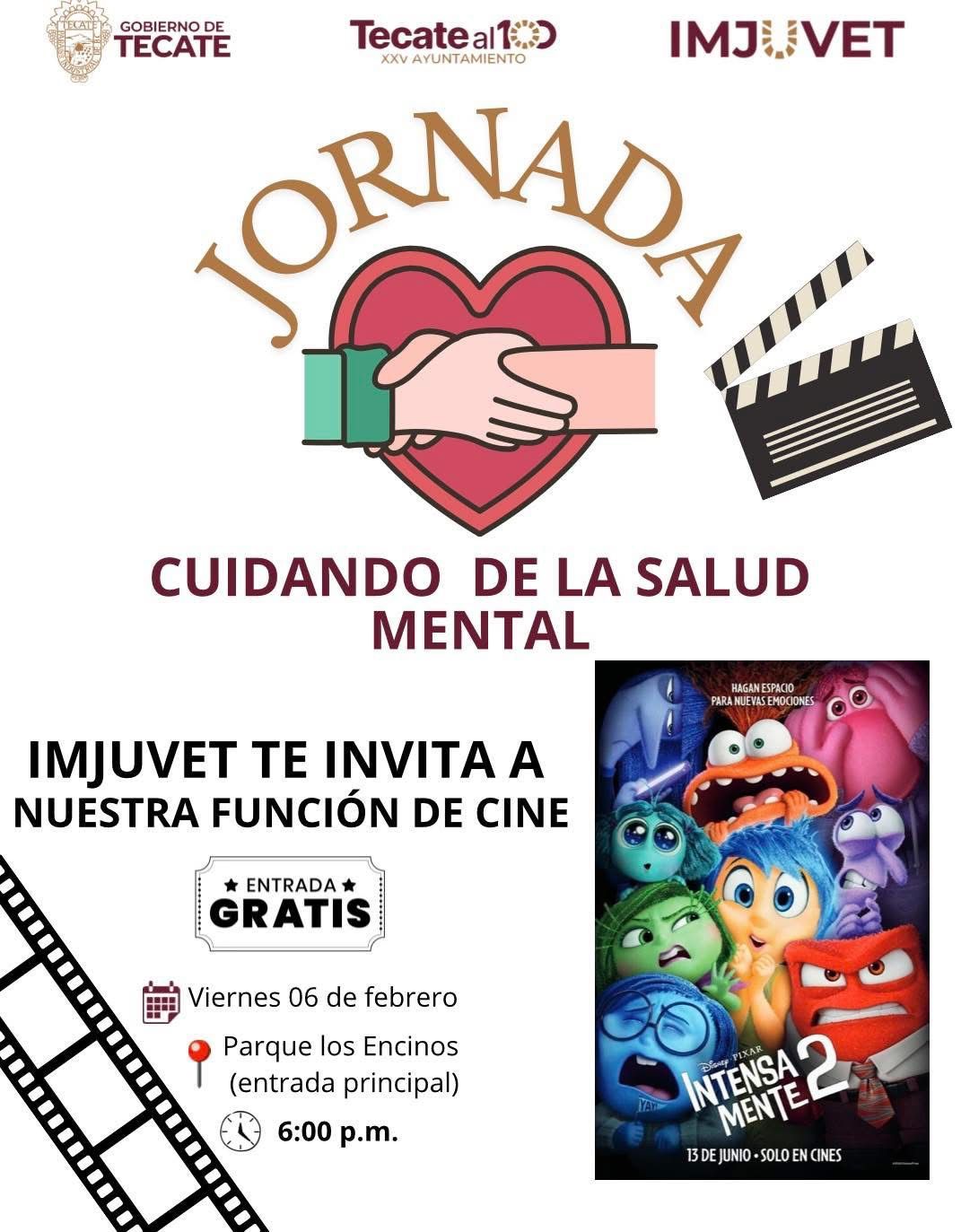 IMJUVET INVITA A FUNCIÓN DE CINE EN PARQUE LOS ENCINOS