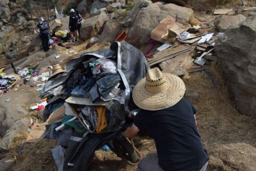 RETIRA SIRT 30 TONELADAS DE RESIDUOS EN LA BONDAD, TECATE