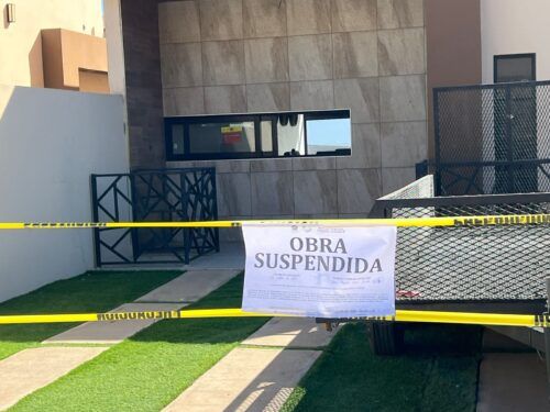 CLAUSURA GOBIERNO DE ENSENADA 10 CONSTRUCCIONES EN LA COLONIA MODERNA OESTE
