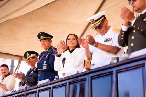 PROMUEVE GOBIERNO DE CLAUDIA AGATÓN VALORES CON DESFILE CIVICO DEPORTIVO