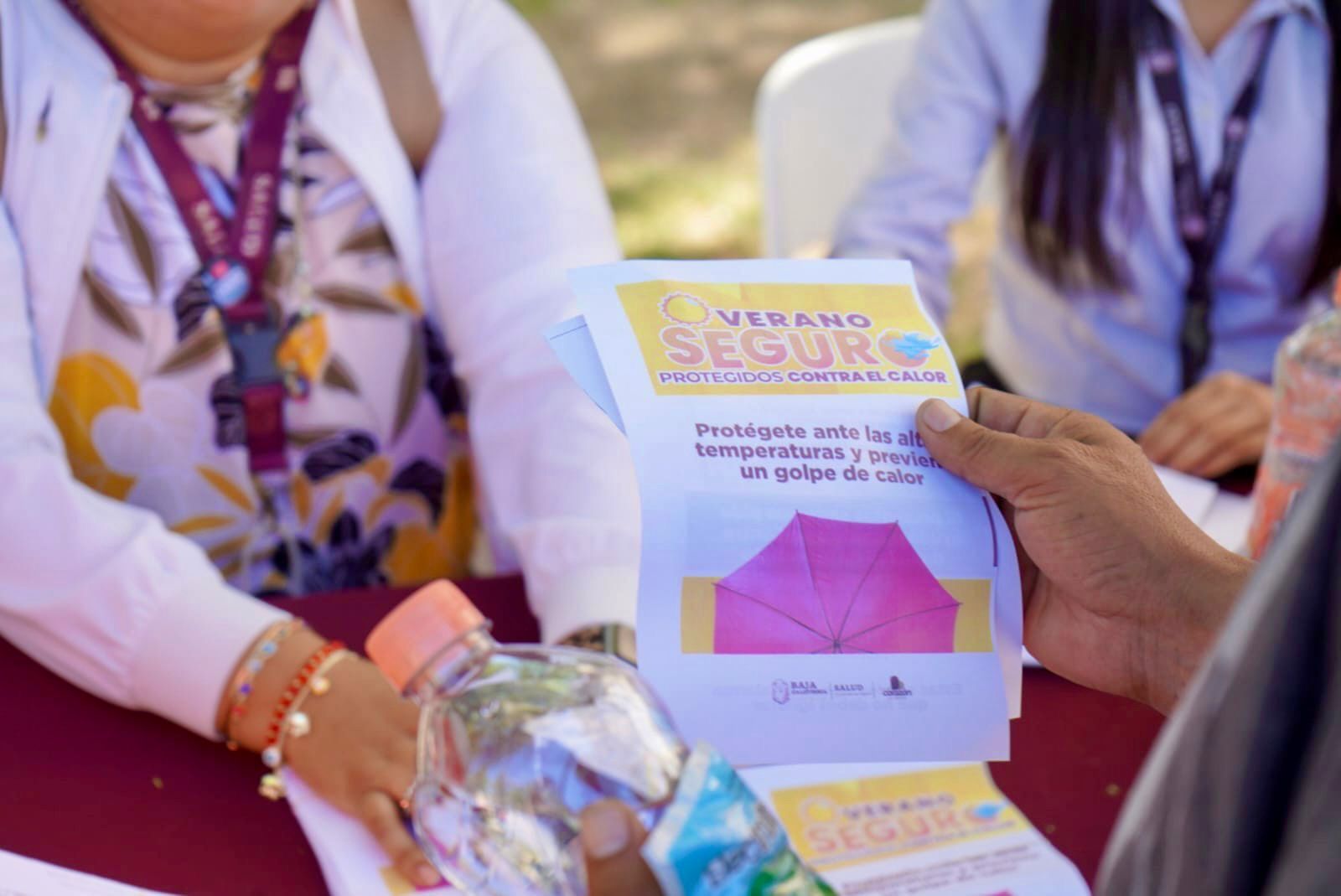 BRINDA SECRETARÍA DE SALUD CERCA DE 9 MIL SERVICIOS CONTRA EL GOLPE DE CALOR EN PUNTOS DE HIDRATACIÓN