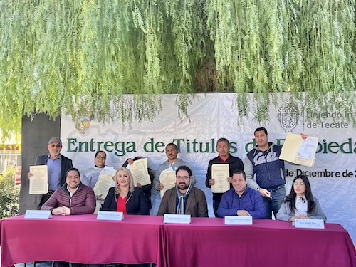 CIERRAN EL AÑO FAMILIAS DE TECATE CON UN PATRIMONIO SEGURO: INDIVI