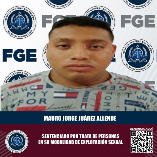 SENTENCIAN A 22 AÑOS DE PRISIÓN A CULPABLE DEL DELITO DE TRATA DE PERSONAS