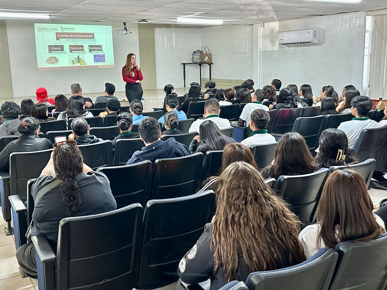ESTUDIANTES DEL CONALEP SON CAPACITADOS POR COEPRIS BC