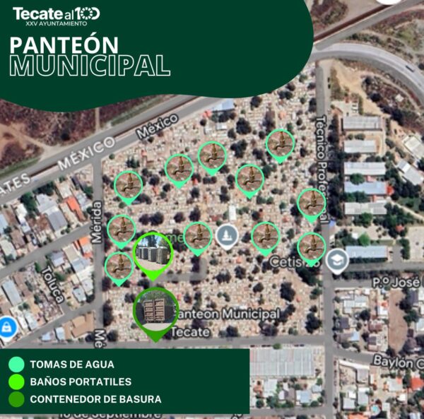 LISTOS PANTEONES MUNICIPALES PARA DÍA DE MUERTOS: GOBIERNO DE TECATE