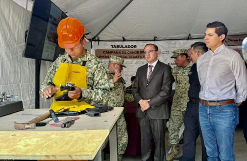 DA INICIO EN TECATE LA CAMPAÑA DE CANJE DE ARMAS DE FUEGO