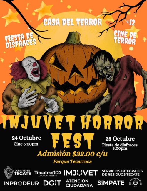 IMJUVET INVITA A LAS JUVENTUDES A VIVIR EL HORROR FEST 2025