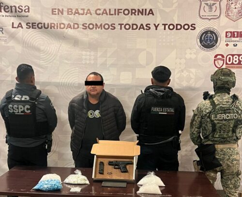 DETIENEN EN TIJUANA A “EL JECK”, LIGADO A GRUPO CRIMINAL