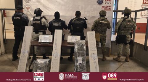 ASEGURAN LANZACOHETES Y ARMAS DE FUEGO DE ALTO CALIBRE EN TIJUANA