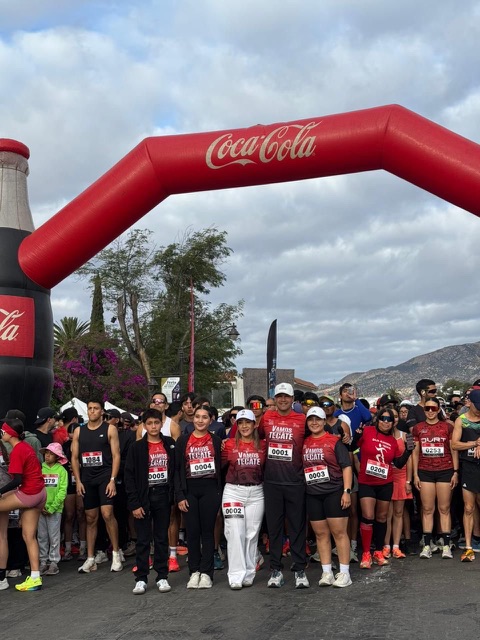 MÁS DE MIL CORREDORES PARTICIPAN EN “VAMOS POR TECATE”