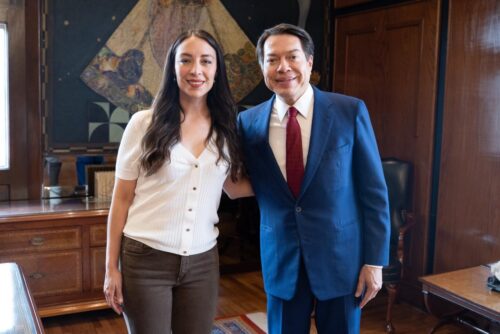 JULIETA RAMÍREZ SE REÚNE CON MARIO DELGADO PARA AMPLIAR OPORTUNIDADES EDUCATIVAS EN BC