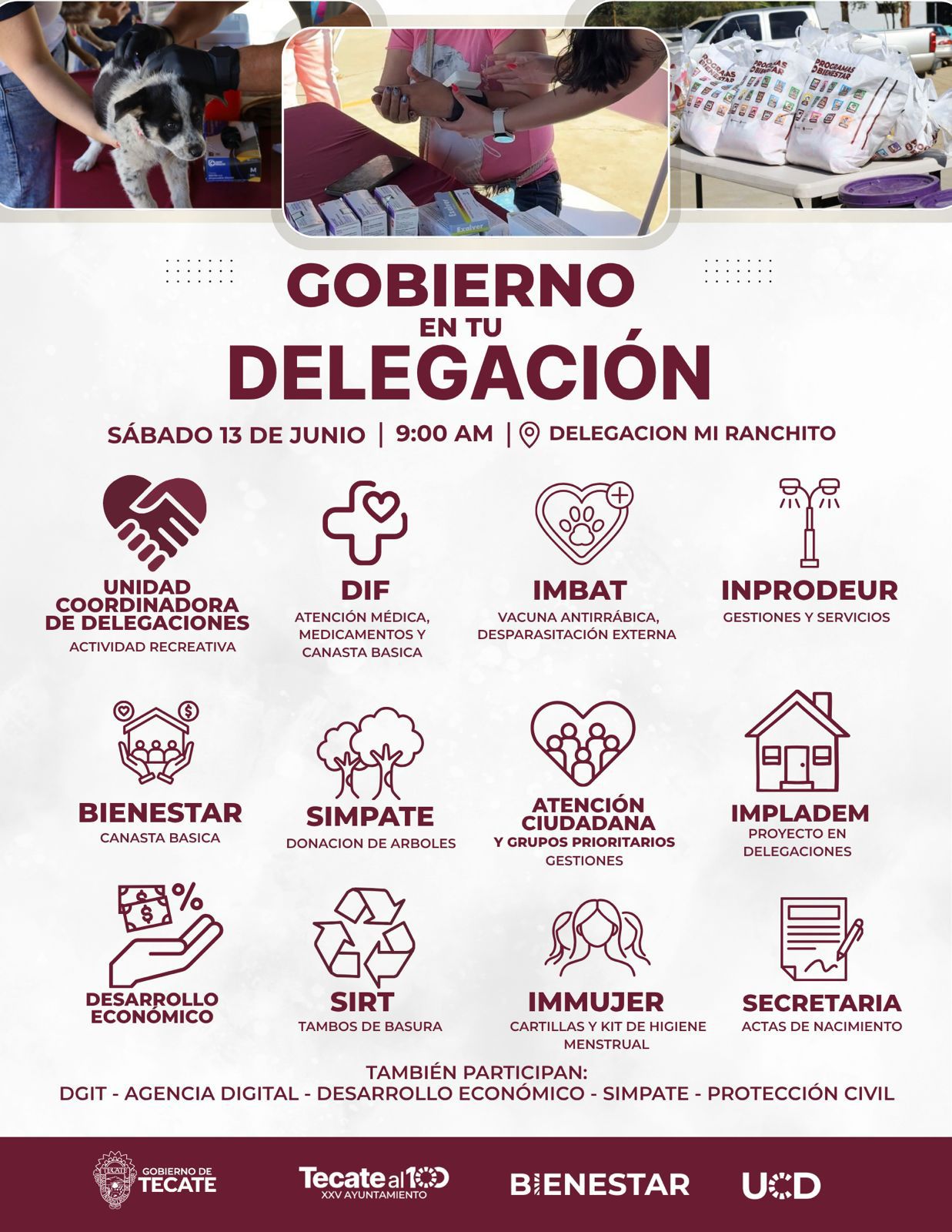 GOBIERNO DE TECATE LLEVARÁ SERVICIOS Y APOYOS A LAS FAMILIAS DE MI RANCHITO