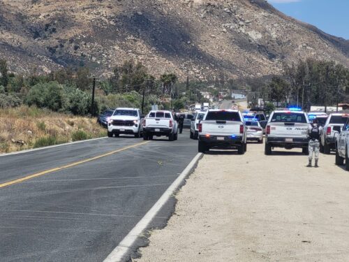 FRUSTRAN EN TECATE FUGA DE SUJETO ARMADO TRAS PERSECUCIÓN