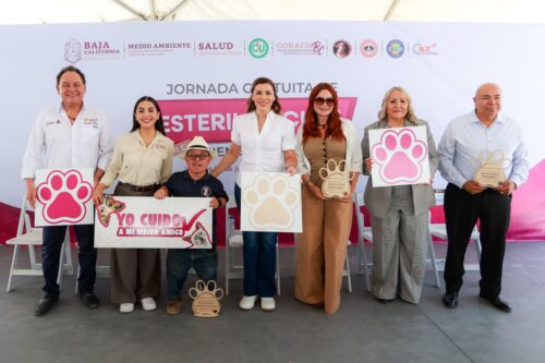 REFUERZA GOBERNADORA MARINA DEL PILAR ACCIONES DE BIENESTAR ANIMAL Y SALUD PÚBLICA EN BAJA CALIFORNIA
