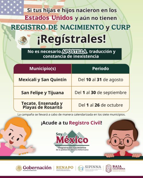 ARRANCA EN BC LA CAMPAÑA “SOY MÉXICO 2026” PARA NIÑAS, NIÑOS Y ADOLESCENTES