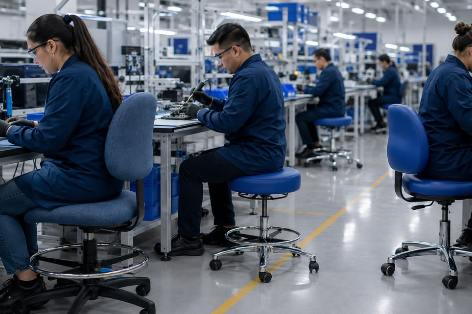 Una descarga electrostática puede detener una línea de producción en tu fábrica