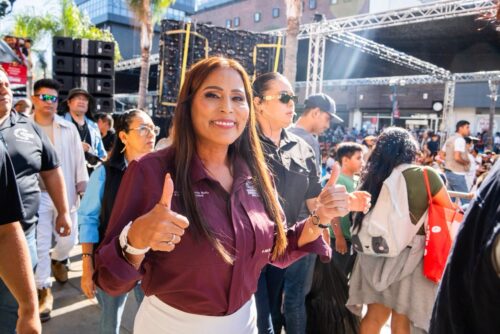 DESTACA CLAUDIA AGATÓN RESPALDO DE SHEINBAUM CON OBRAS Y PROGRAMAS PARA ENSENADA