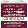 GOBIERNO DE TECATE SUSPENDERÁ ACTIVIDADES EN OFICINAS MUNICIPALES EL 12 DE OCTUBRE