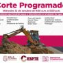 TECATE: ANUNCIAN CORTE PROGRAMADO EN EL SUMINISTRO DE AGUA POTABLE
