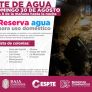 CESPTE ANUNCIA CORTE PARA 16 COLONIAS DE LA ZONA OESTE, ESTE DOMINGO 30 DE AGOSTO