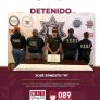 DETIENEN A “EL NETO” OBJETIVO PRIORITARIO RELACIONADO CON HOMICIDIO Y TRÁFICO DE ARMAS