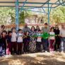 INSTALAN ESTRUCTURA EN LA PRIMARIA ABELRDO L. RODRIGUEZ